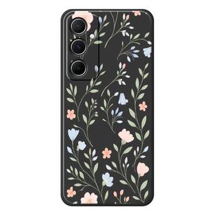 For iPhone 12 D Series Minimalist TPU Creative Painted Phone Case(Black A1060)