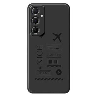 For iPhone 13 G Series Minimalist TPU Creative Painted Phone Case(Black A1111)