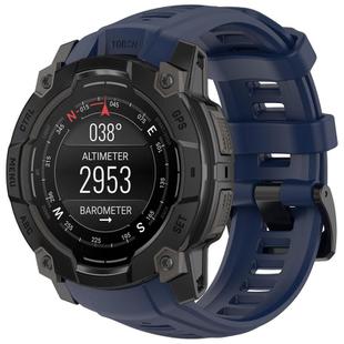 For Garmin Instinct 3 AMOLED 50mm / Solar 50mm xDfind Quick-release Silicone Watch Band(Midnight Blue)