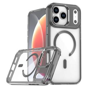 For iPhone 17 Pro Max MagSafe Magnetic Clear Phone Case(Black)