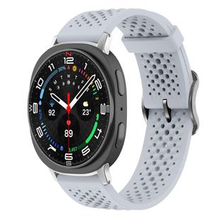 For Samsung Galaxy Watch8 / 8 Classic xDfind Breathable Silicone Watch Band(Grey)