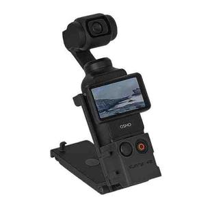 For DJI OSMO Pocket 3 Sunnylife Magnetic Mount 1/4 Adapter Cold Shoe Tabletop Base Bracket Angles Adjustable Multi Expansion Mount(Black)