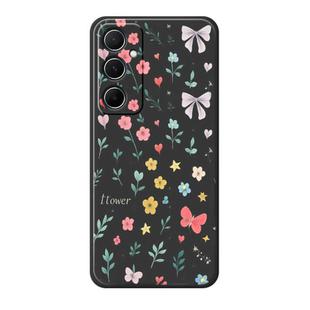 For Huawei P30 Lite A Series Minimalist TPU Creative Painted Phone Case(Black A0955)
