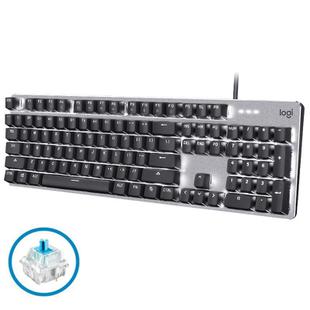 Logitech K845 Backlit Mechanical Wired Keyboard, Cable Length: 1.8m, Type:TTC-Blue Axis(Black)