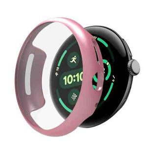 For Google Pixel Watch 3 45mm Integrated Full Coverage TPU Watch Protective Cover(Pink)