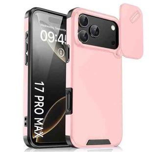 For iPhone 17 Pro Max Sliding Camshield TPU + PC Phone Case(Pink)
