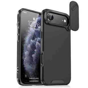 For iPhone 17 Air Sliding Camshield TPU + PC Phone Case(Black)