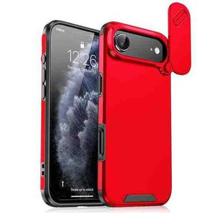 For iPhone 17 Air Sliding Camshield TPU + PC Phone Case(Red)
