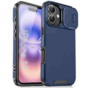 For iPhone 17 Sliding Camshield TPU + PC Phone Case(Blue)
