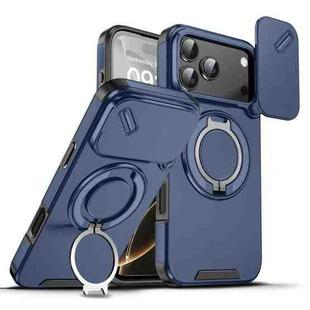 For iPhone 17 Pro Max Sliding Camshield Ring Holder Phone Case(Blue)