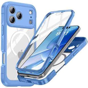 For iPhone 17 Pro Max RedPepper Tempered Glass MagSafe Phone Case(Blue)