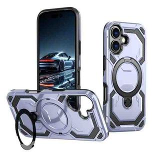 For iPhone 17 Cooling MagSafe Holder Phone Case(Light Purple)