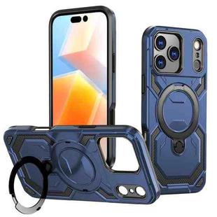 For iPhone 17 Pro Max Cooling MagSafe Holder Phone Case(Blue)