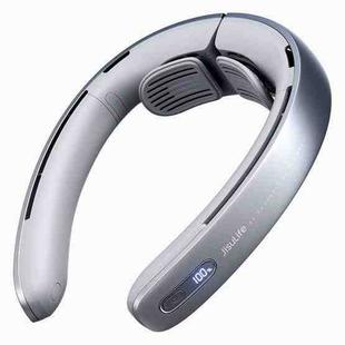 JisuLife FA45 100-speed Dual Turbo Portable Neck Fan Pro1(Silver)