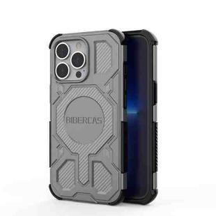 For iPhone 13 Pro BIBERCAS Real Color Series MagSafe Shockproof Phone Case(Gray)
