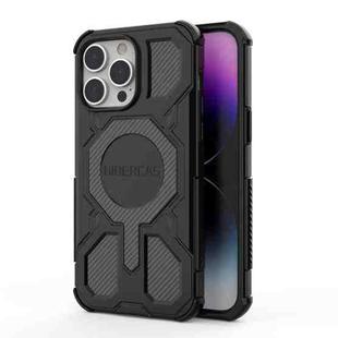 For iPhone 14 Pro Max BIBERCAS Real Color Series MagSafe Shockproof Phone Case(Black)
