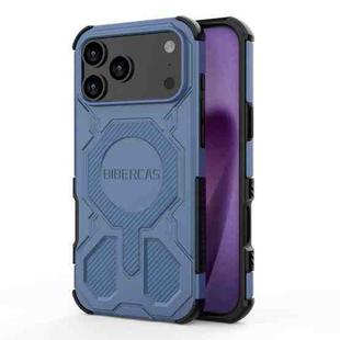For iPhone 17 Pro Max BIBERCAS Real Color Series MagSafe Shockproof Phone Case(Blue)