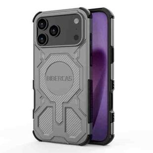 For iPhone 17 Pro Max BIBERCAS Real Color Series MagSafe Shockproof Phone Case(Gray)