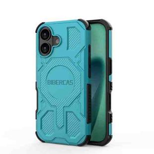 For iPhone 17 BIBERCAS Real Color Series MagSafe Shockproof Phone Case(Green)