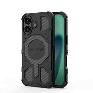 For iPhone 17 BIBERCAS Real Color Series MagSafe Shockproof Phone Case(Black)