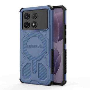 For Redmi K70 BIBERCAS Real Color Series MagSafe Shockproof Phone Case(Blue)