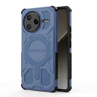 For Redmi K80 Pro BIBERCAS Real Color Series MagSafe Shockproof Phone Case(Blue)
