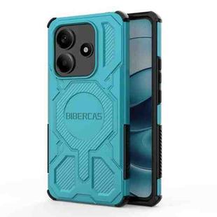 For Redmi Note 14 5G BIBERCAS Real Color Series MagSafe Shockproof Phone Case(Green)