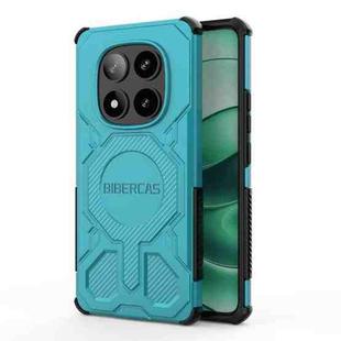 For Redmi Note 14 Pro 5G BIBERCAS Real Color Series MagSafe Shockproof Phone Case(Green)