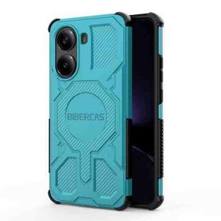 For Redmi Turbo 4 BIBERCAS Real Color Series MagSafe Shockproof Phone Case(Green)