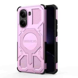 For Redmi Turbo 4 BIBERCAS Real Color Series MagSafe Shockproof Phone Case(Pink)