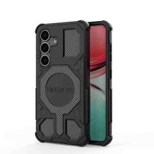 For Samsung Galaxy S25 5G BIBERCAS Real Color Series MagSafe Shockproof Phone Case(Black)