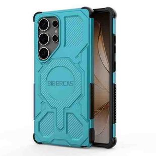 For Samsung Galaxy S25 Ultra 5G BIBERCAS Real Color Series MagSafe Shockproof Phone Case(Green)