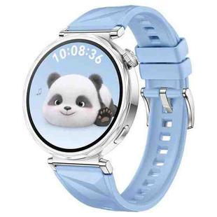 For Huawei Watch GT 5 41mm xDfind Ice Crystal Texture Silicone Watch Band(Cloudy Blue)