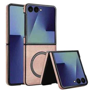 For Samsung Galaxy Z Flip7 5G Slim Fit Design MagSafe Phone Case(Rose Gold)