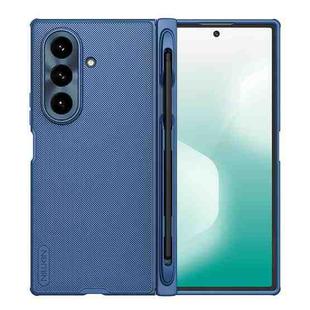For Samsung Galaxy Z Fold7 5G NILLKIN Frosted Fold PC + TPU MagSafe Magnetic Phone Case with Stylus(Blue)