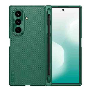 For Samsung Galaxy Z Fold7 5G NILLKIN Frosted Fold PC + TPU MagSafe Magnetic Phone Case with Stylus(Green)