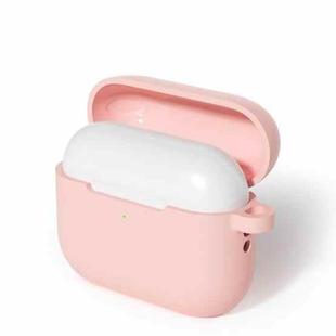 For AirPods Pro 3 Silicone Earphone Protective Case with Hook(Pink)