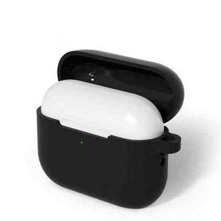 For AirPods Pro 3 Silicone Earphone Protective Case with Hook(Black)