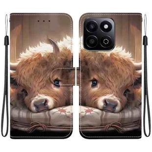 For Honor Play 60 Plus / 200 Smart / Play9T 5G Crystal Texture Colored Drawing Leather Phone Case(Calf)