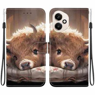 For Honor 400 Global 156.5mm Crystal Texture Colored Drawing Leather Phone Case(Calf)
