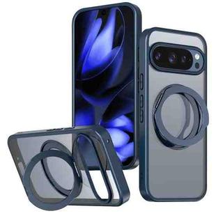 For Google Pixel 10 Pro XL kalebol MagSafe Metal Ring Holder Phone Case(Blue)