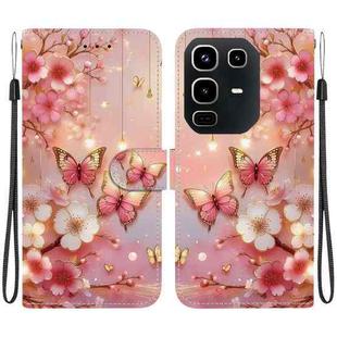For Infinix Note 50 4G / Note 50 Pro 4G Crystal Texture Colored Drawing Leather Phone Case(Lantern Butterflies)