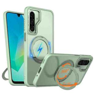 For Samsung Galaxy A17 5G kalebol MagSafe Metal Ring Holder Phone Case(Avocado Green)
