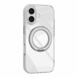 For iPhone 17 Mutural Ice Amber Series MagSafe Holder TPU Phone Case(Transparent)