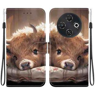 For Tecno Pop 9 5G / Spark 30C 5G Crystal Texture Colored Drawing Leather Phone Case(Calf)