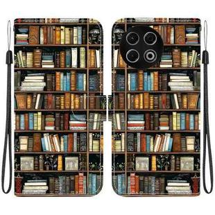 For Tecno Spark 30 Pro Crystal Texture Colored Drawing Leather Phone Case(Bookshelf)