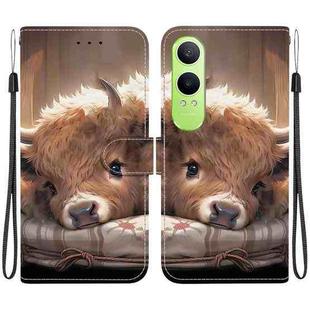 For OnePlus Nord CE4 Lite Crystal Texture Colored Drawing Leather Phone Case(Calf)