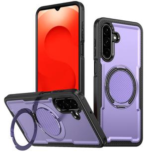 For Samsung Galaxy A26 5G kalebol Metal 360 Degree Rotation Holder MagSafe Phone Case(Purple)