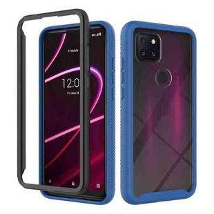 For T-Mobile REVVL 5G Starry Sky Solid Color Series Shockproof PC + TPU Protective Case(Royal Blue)