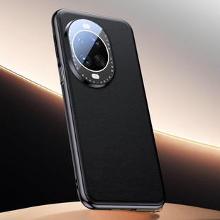 For Huawei nova 14 Ultra Skin Feel Leather Texture Cooling Phone Case(Black)